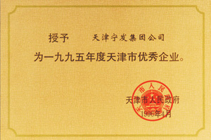 1995年度天津市優秀企業